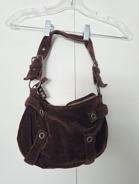 Arizona Brown Corduroy Small Shoulder Bag  Retro Y2K